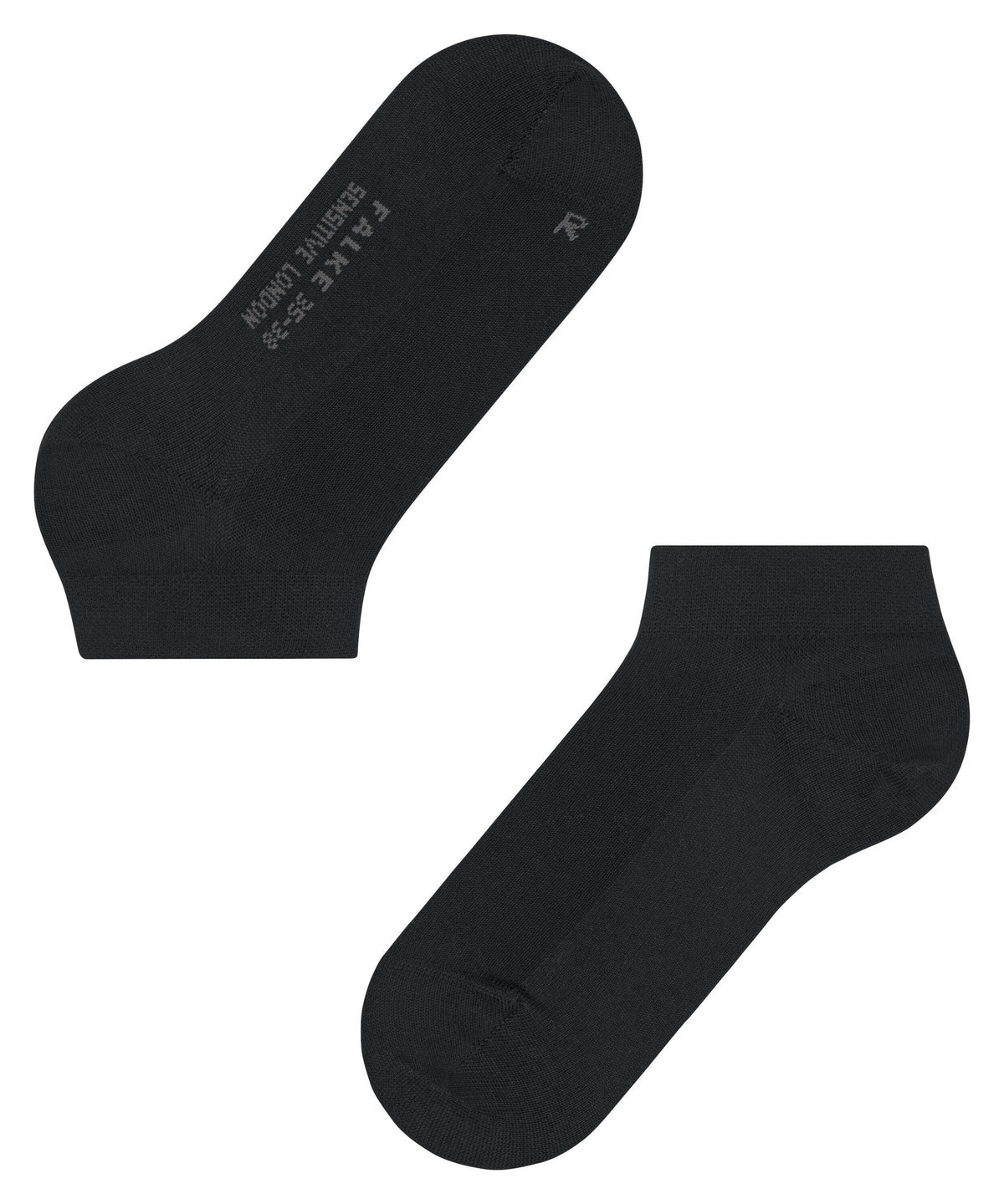 46339-3000 FALKE Sensitive London Women Sneaker socks Suitable for diabetics Colour: black