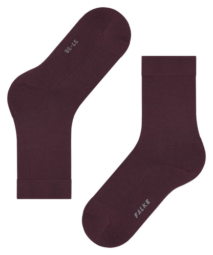 46484-8596 FALKE ClimaWool Women Socks made from a climate-regulating wool-Lyocell blend Colour: barolo