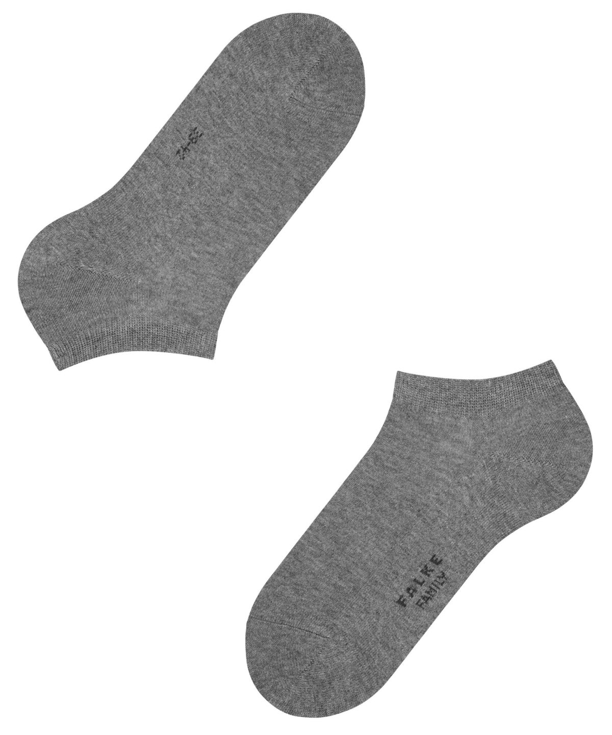 14612-3390 FALKE Family Men Sneaker socks with sustainable cotton Colour: light greymel.