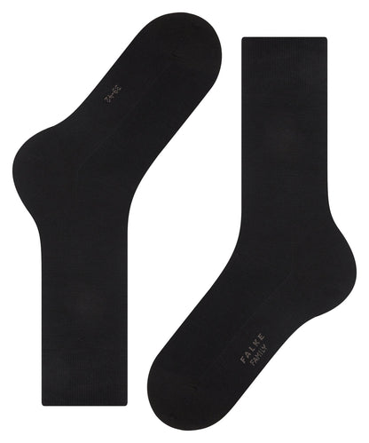 14657-3000 FALKE Family Men Socks with sustainable cotton Colour: black