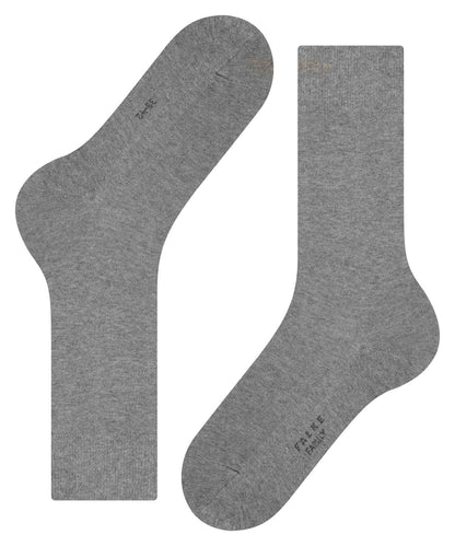 14657-3390 FALKE Family Men Socks with sustainable cotton Colour: light greymel.