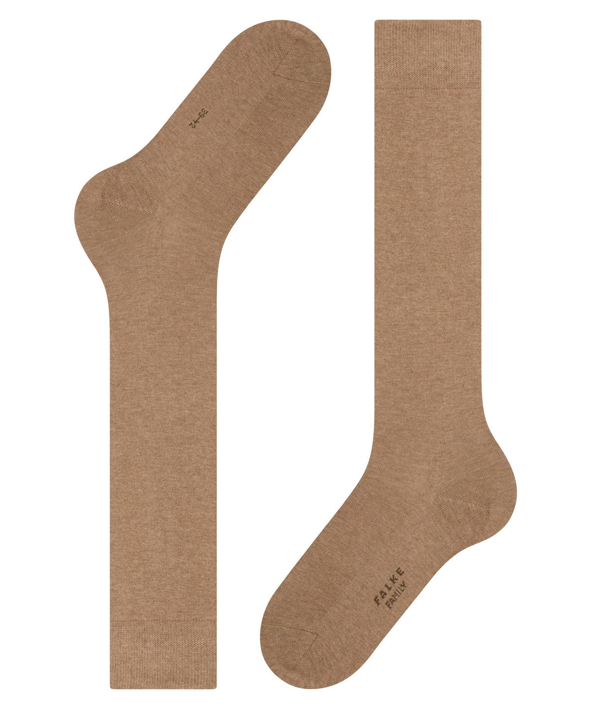 15657-5410 FALKE Family Men Knee-high socks with sustainable cotton Colour: nutmeg mel