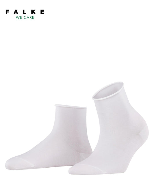 47106-2000 FALKE Cotton Touch Women Short socks with very fine mesh structure Colour: white
