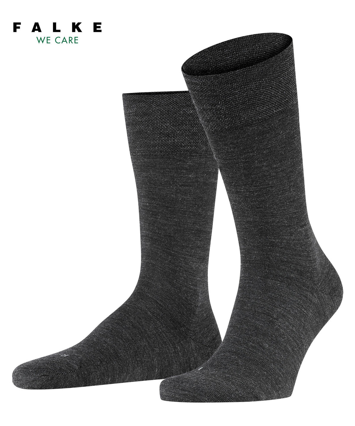 14448-3080 FALKE Sensitive Berlin Men Socks Suitable for diabetics Colour: anthra.mel