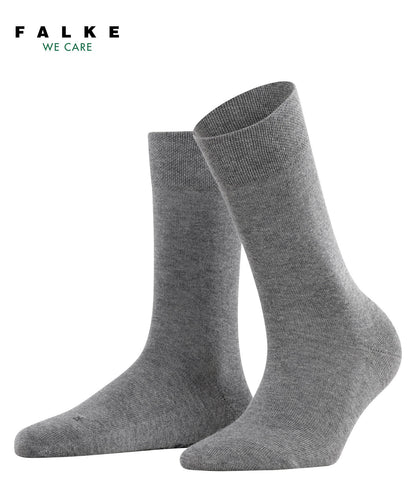 46472-3390 FALKE Sensitive London Women Socks Suitable for diabetics Colour: light greymel.