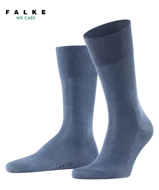 14792-6665 FALKE Tiago Men Socks with sheer shimmer Colour: DEMIN MELANGEN