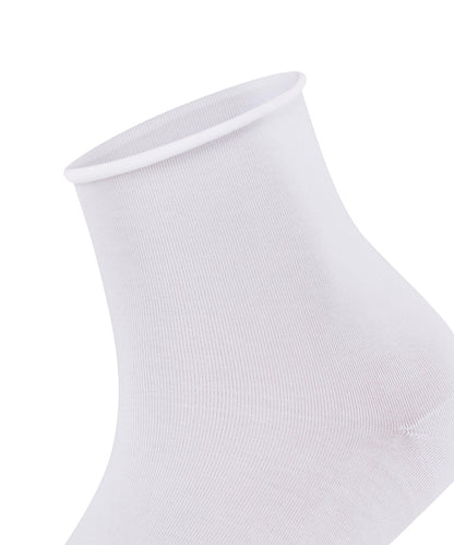 47106-2000 FALKE Cotton Touch Women Short socks with very fine mesh structure Colour: white