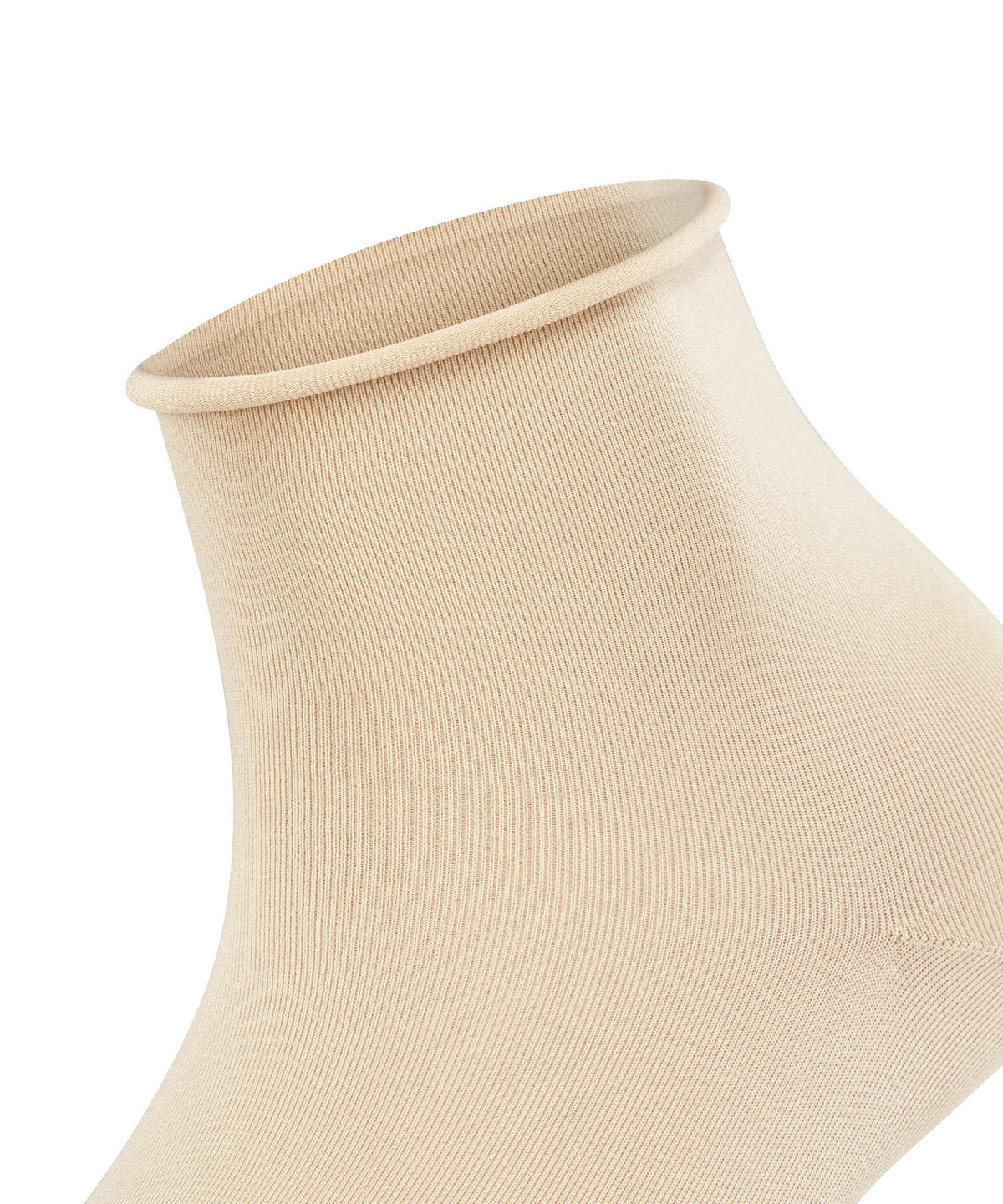 47106-4011 FALKE Cotton Touch Women Short socks with very fine mesh structure Colour: cream