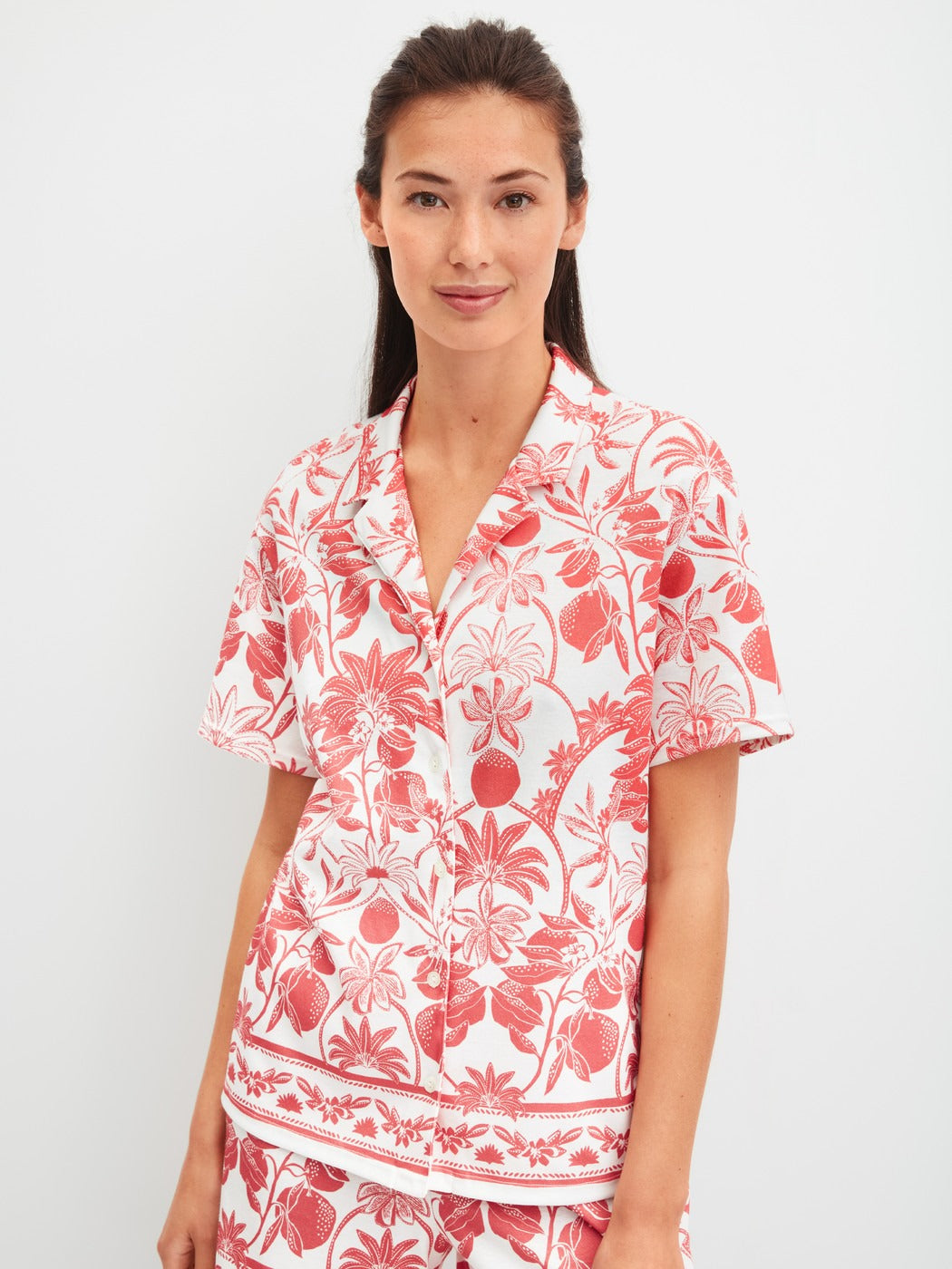 Calida Favourites Beach Short-sleeved shirt with buttons