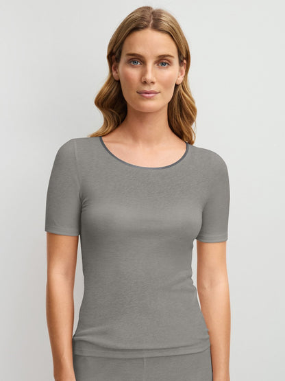 Calida Kurzarm-Shirt aus Wolle und Seide Serie True Confidence