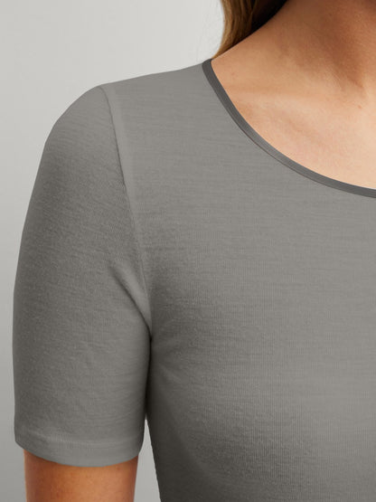 Calida Kurzarm-Shirt aus Wolle und Seide Serie True Confidence