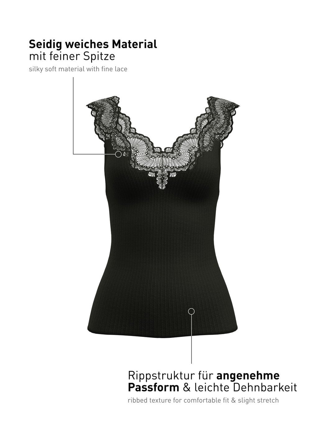 Calida Tanktop Serie Feminine Lounge