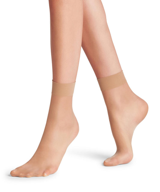 41390-4699 FALKE Seidenglatt 15 DEN Women Ankle socks transparent & glossy Colour: golden