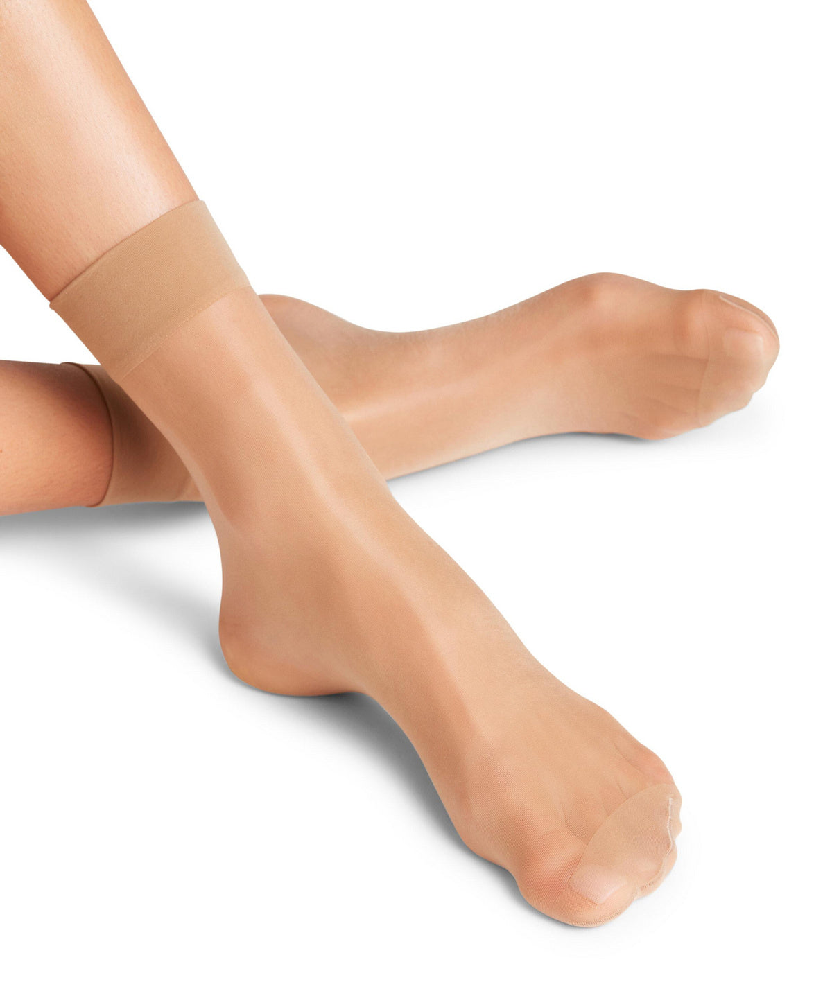 41390-4699 FALKE Seidenglatt 15 DEN Women Ankle socks transparent & glossy Colour: golden