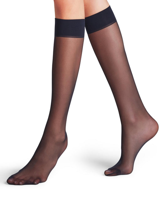 41720-6179 FALKE Matt Deluxe 20 DEN Women Knee-high socks sheer & matte Colour: marine