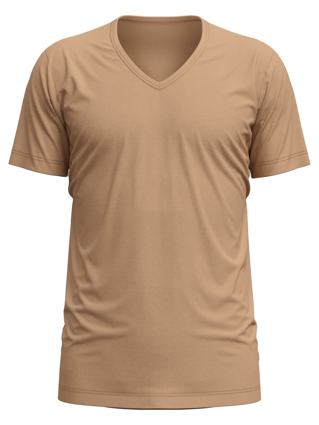 Calida Natural Cooling Business V-Neck Undershirt with Integrated Sweat Guards