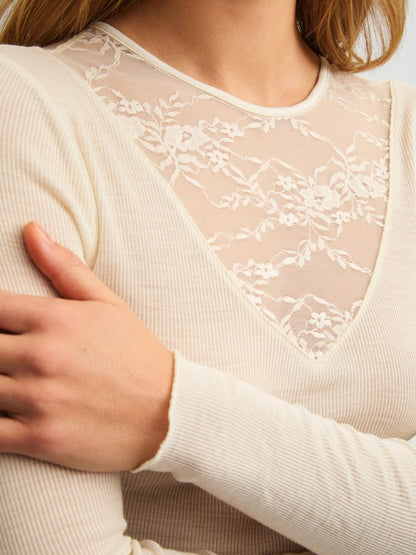 Calida Langarm-Shirt aus Wolle und Seide Serie Silky Wool Glam