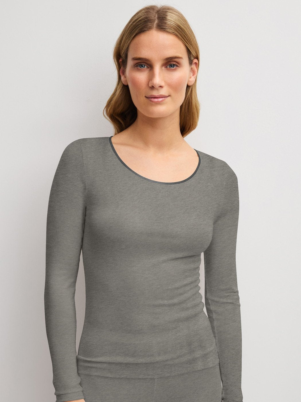 Calida Langarm-Shirt aus Wolle und Seide Serie True Confidence