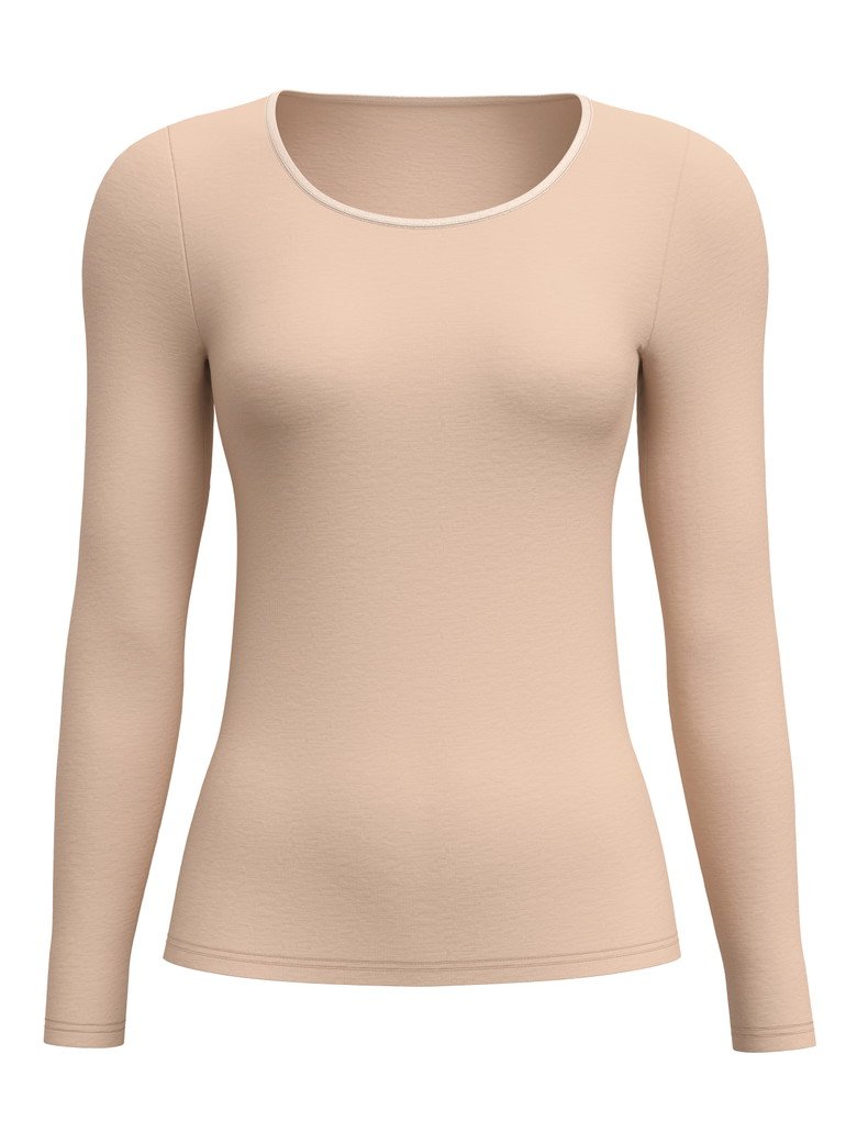 Camiseta Calida de manga larga de lana y seda Serie True Confidence