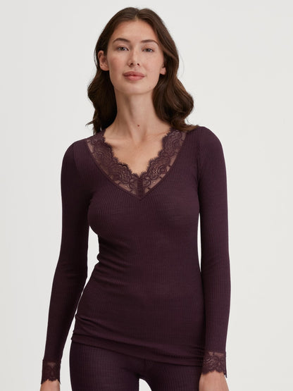 Calida Silky Wool Joy Wool-silk long-sleeved shirt