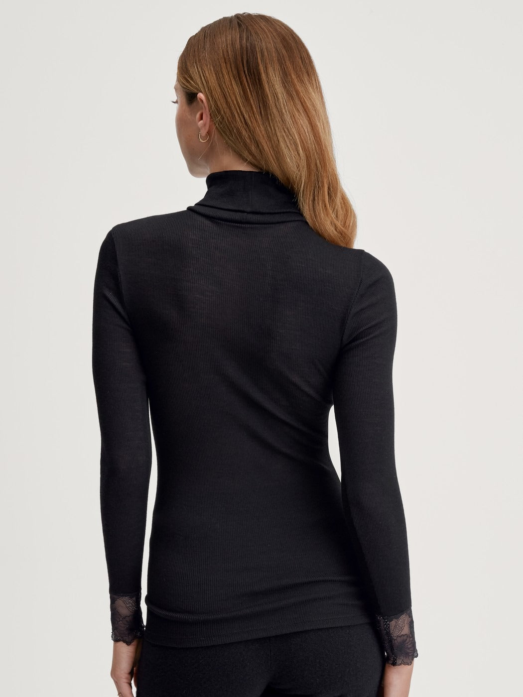 Calida Silky Wool Glam Long-sleeve turtleneck shirt in wool-silk