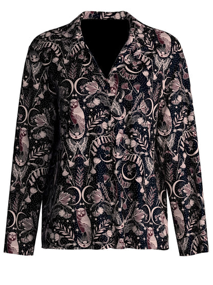 Calida Favourites Seduction Long Sleeve Shirt with Buttons – TENCEL™ Modal and Silk Blend