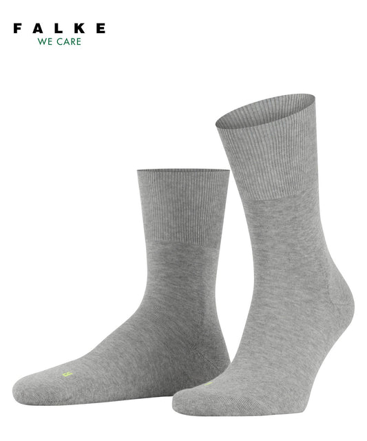 16605-3400 FALKE Run Unisex Socks with plush soles Colour: light grey