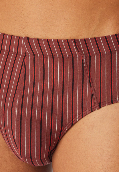 Schiesser Supermini briefs 3-pack Organic Cotton plain/stripes multi-colored - 95/5