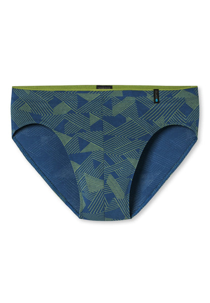 Schiesser Supermini modal patterned grass green - Long Life Soft