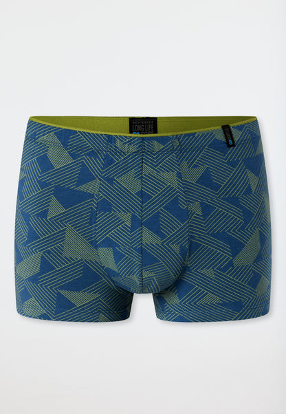 Schiesser Shorts modal patterned grass green - Long Life Soft