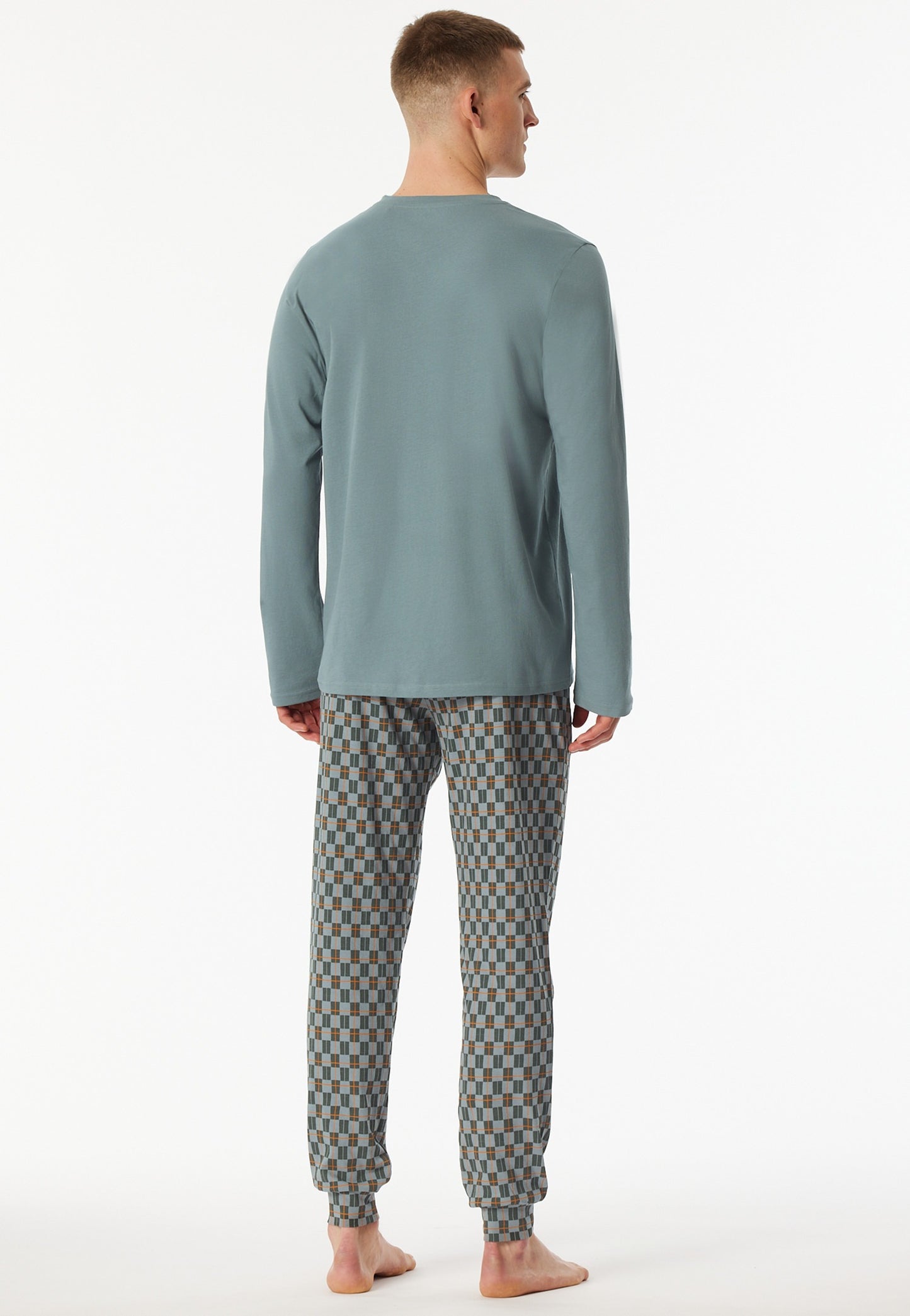 Schiesser Pyjamas long pyjamas with mineral cuffs - Casual Essentials