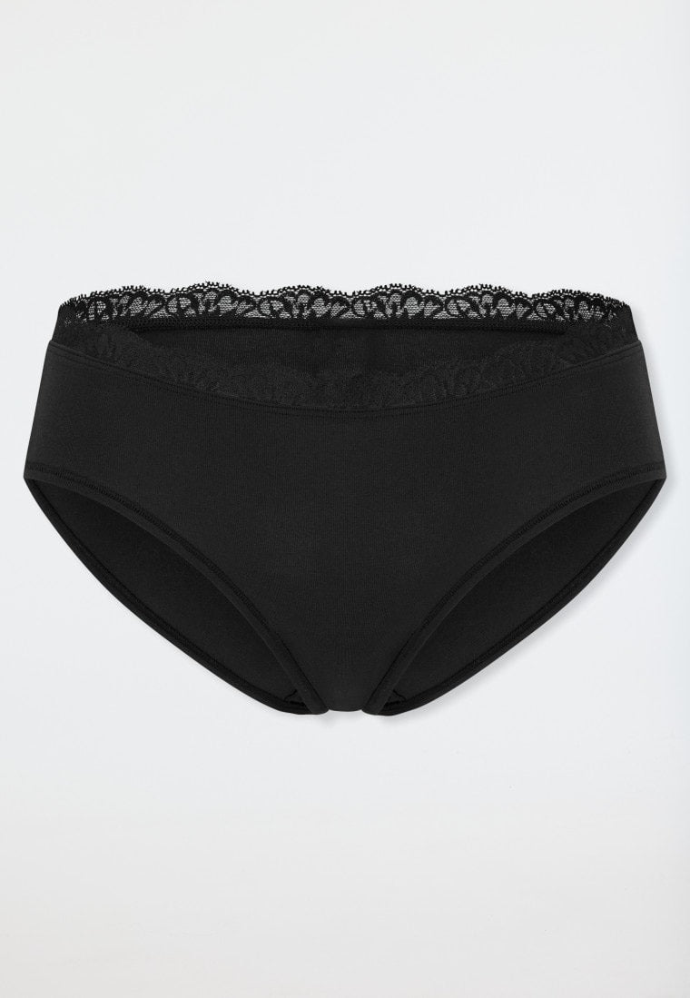 Schiesser Rio briefs lace black - Unique Cotton