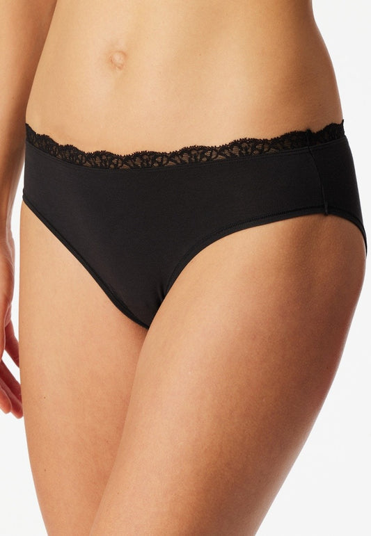 Schiesser Rio briefs lace black - Unique Cotton