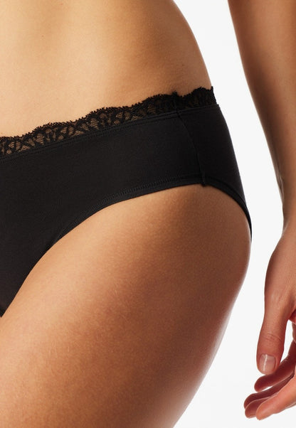 Schiesser Rio briefs lace black - Unique Cotton