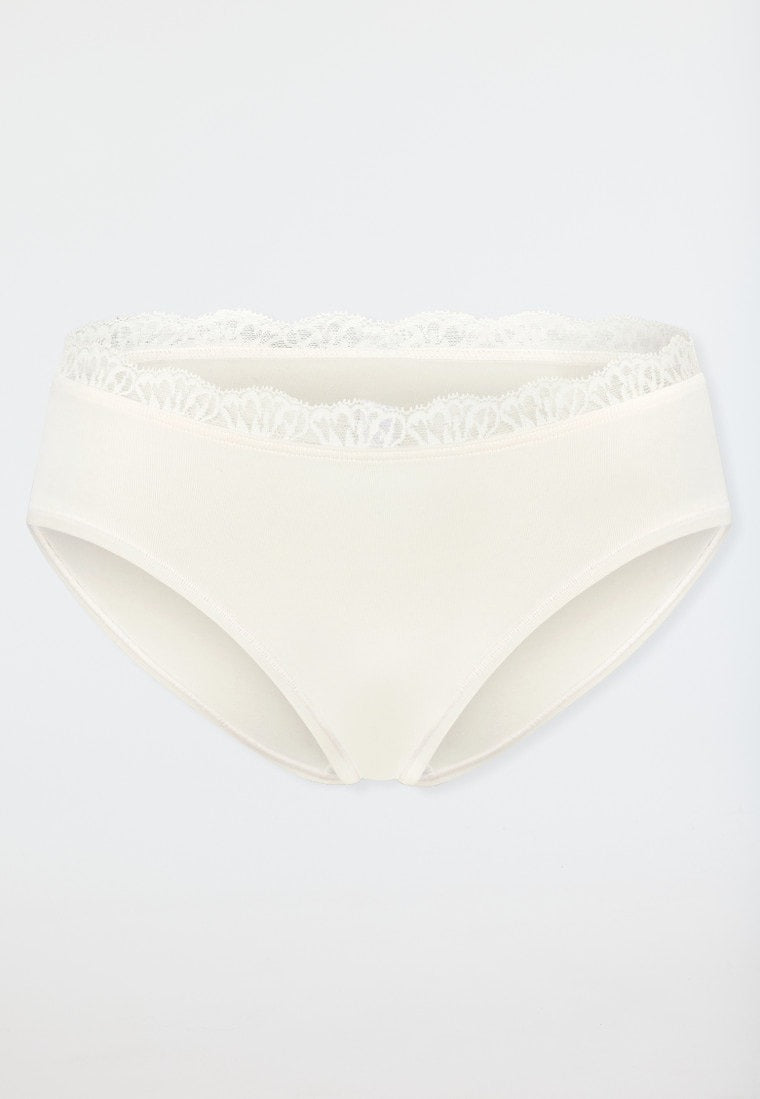 Schiesser Rio briefs lace off-white - Unique Cotton