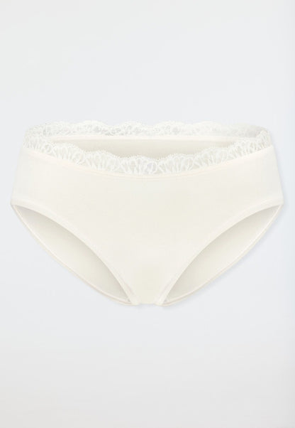 Schiesser Rio briefs lace off-white - Unique Cotton