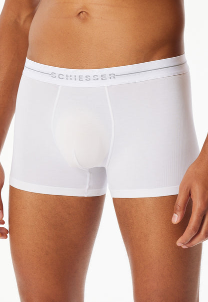 Schiesser 2-pack shorts white - Cotton Flex