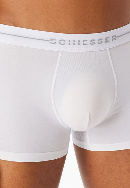 Schiesser 2-pack shorts white - Cotton Flex