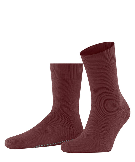 FALKE Homepads Men House socks with plush & slip-reducing sole Colour: cayenne