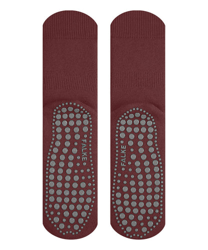 FALKE Homepads Men House socks with plush & slip-reducing sole Colour: cayenne