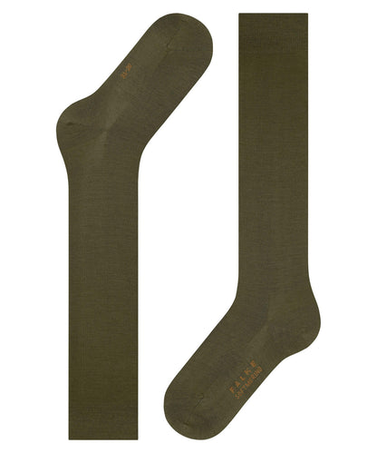 FALKE Softmerino Women Knee-high socks with warming merino wool Colour: artichoke