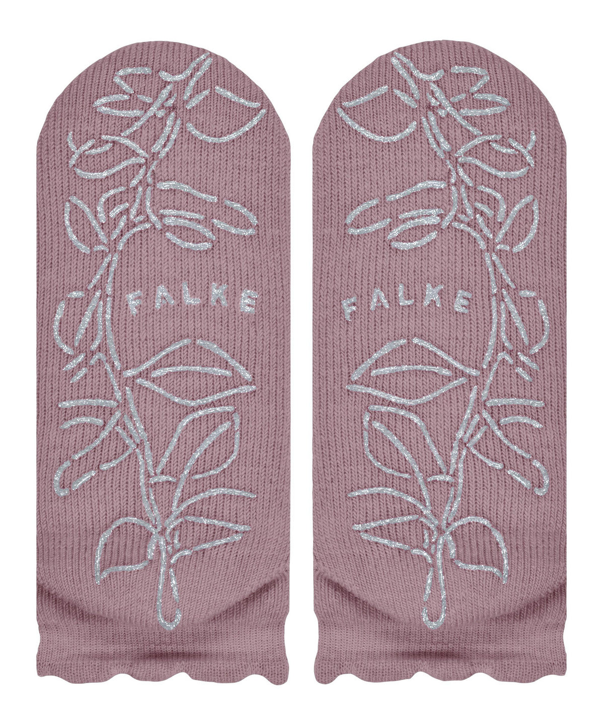 FALKE Soft Elegance Women House socks with elegant trim Colour: brick