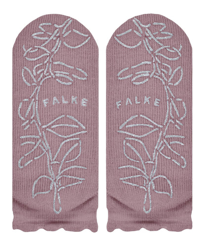 FALKE Soft Elegance Women House socks with elegant trim Colour: brick