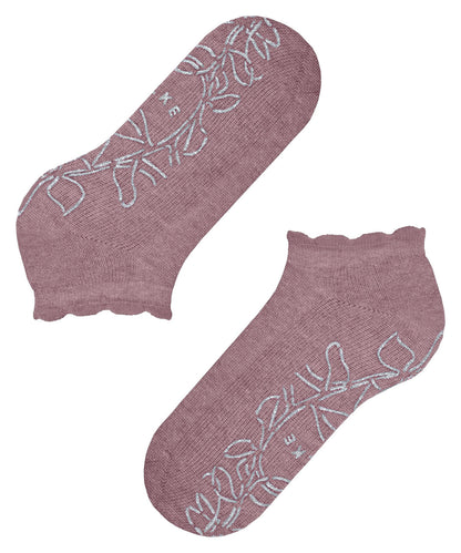 FALKE Soft Elegance Women House socks with elegant trim Colour: brick