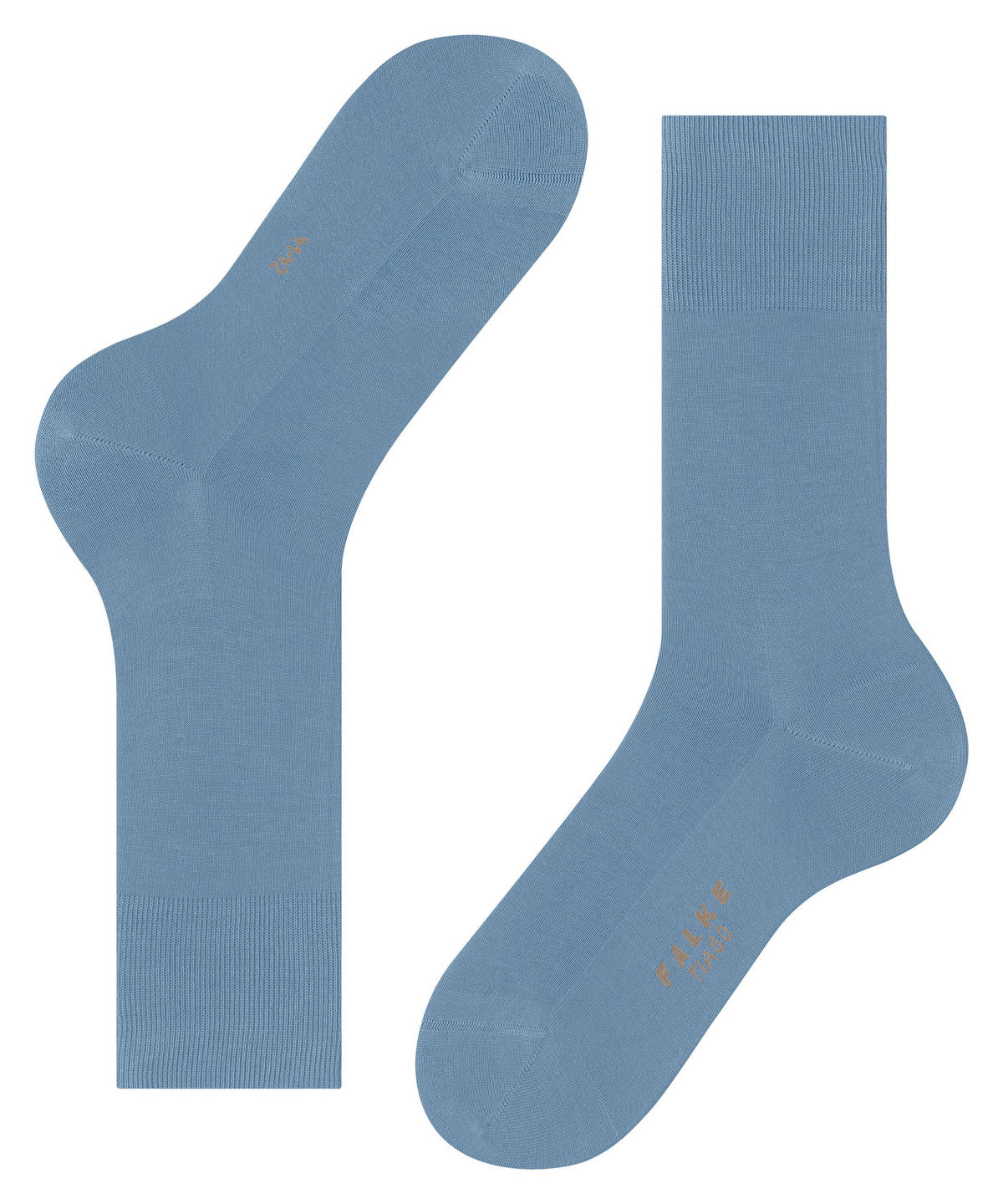 FALKE Tiago Men Socks with sheer shimmer Colour: sky blue