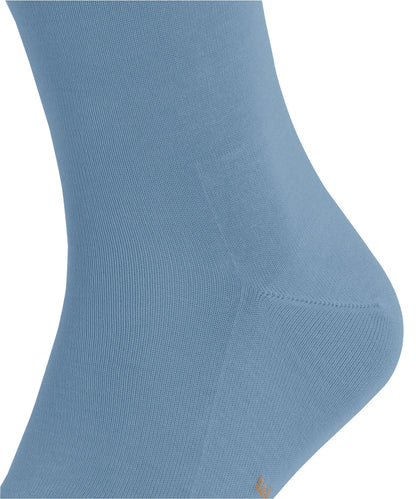 FALKE Tiago Men Socks with sheer shimmer Colour: sky blue