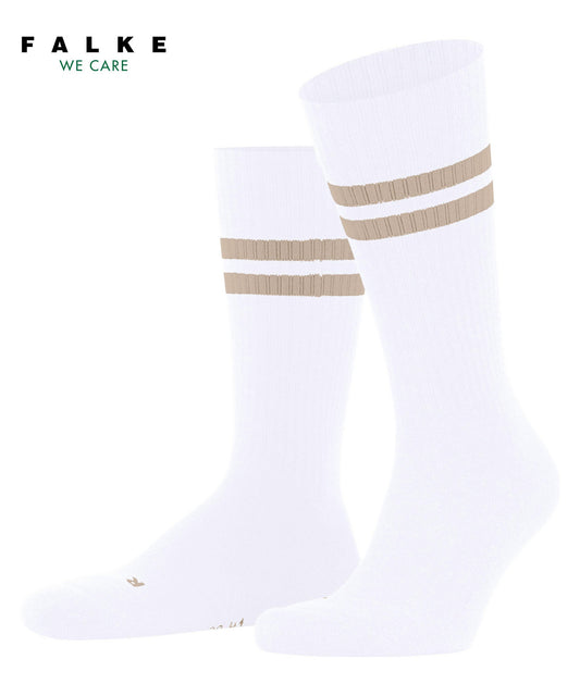 FALKE Dynamic Unisex Socks high-quality ribbed structure Colour: white