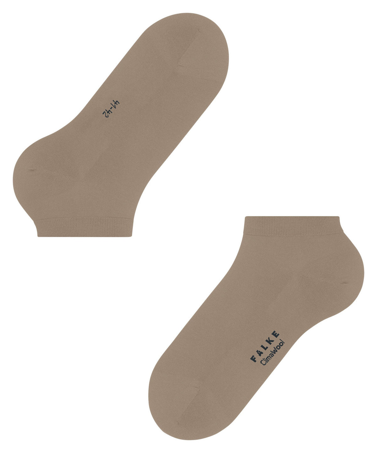 FALKE ClimaWool Men Sneaker socks with sustainable yarn Colour: sesame