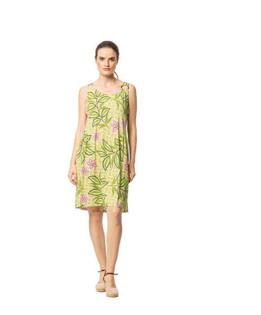 Senoretta Printed sleeveless dress - Paradise