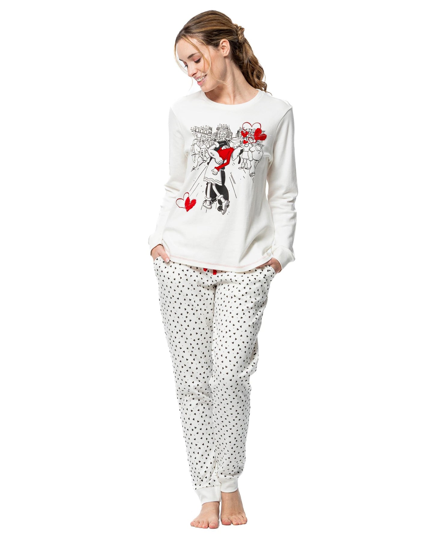 Senoretta Printed pyjama - Kiss